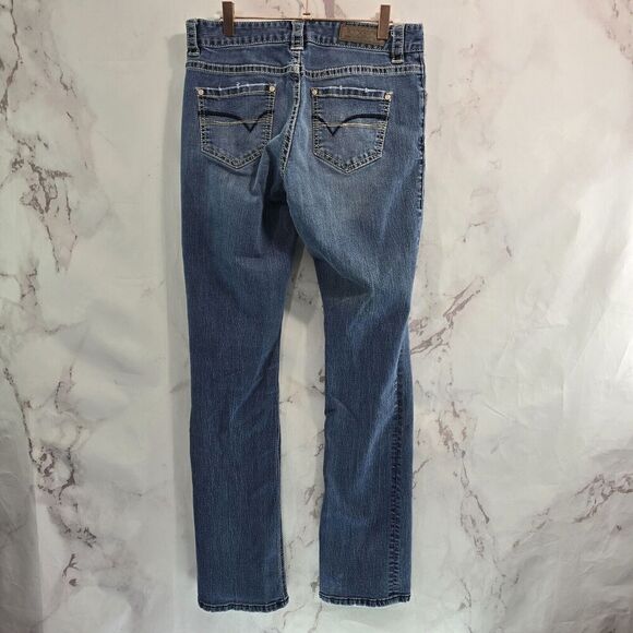 Rock & Roll Denim Jeans Women 26 X 32 High Rise Boyfriend Straight Medium - Picture 1 of 12